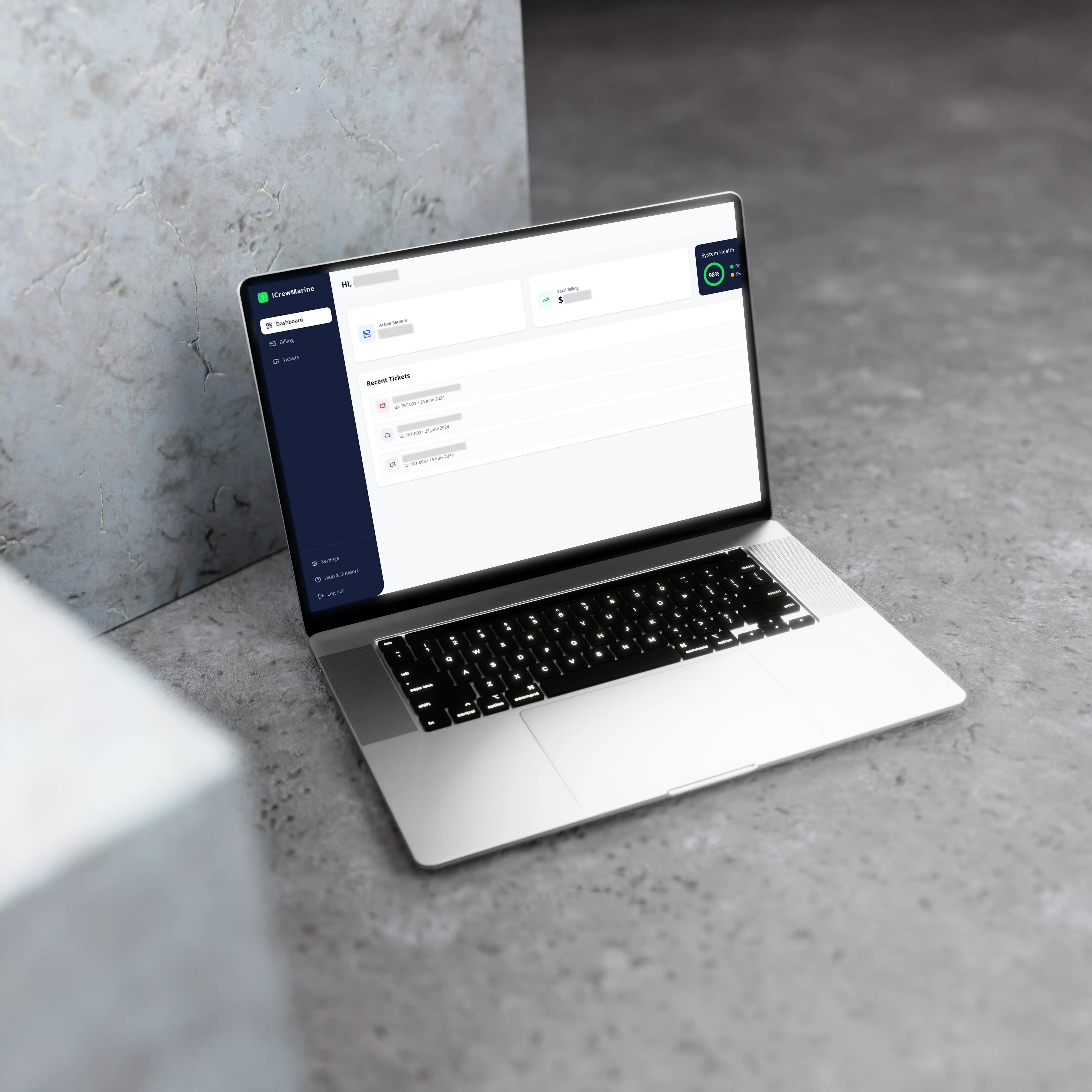 iCrewMarine: Website development